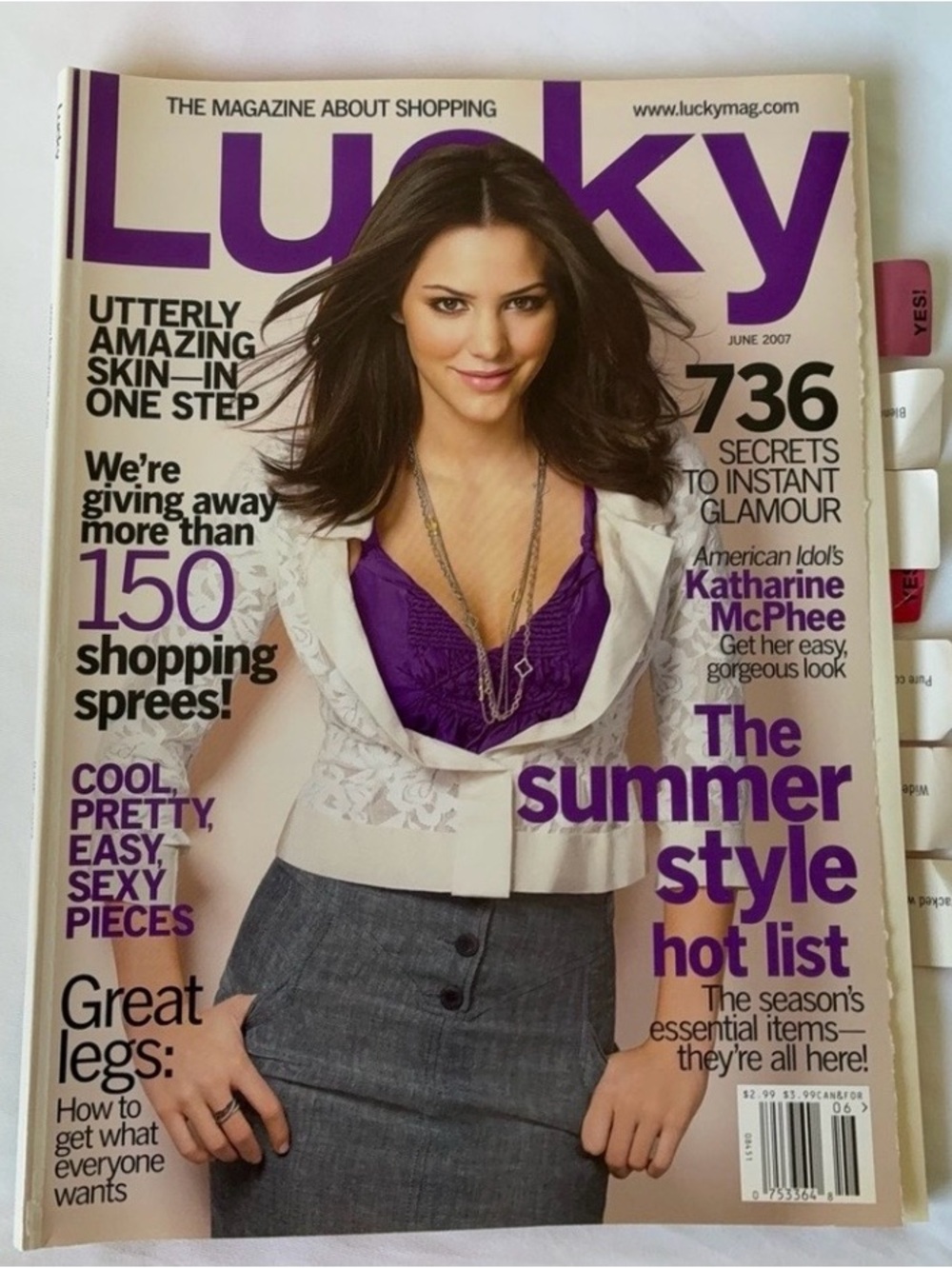 Lucky Fashion Magazine June 2007 Katharine McPhee